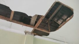 Rumah rusak akibat gempa Bogor, Jawa Barat. (Dok BNPB) 